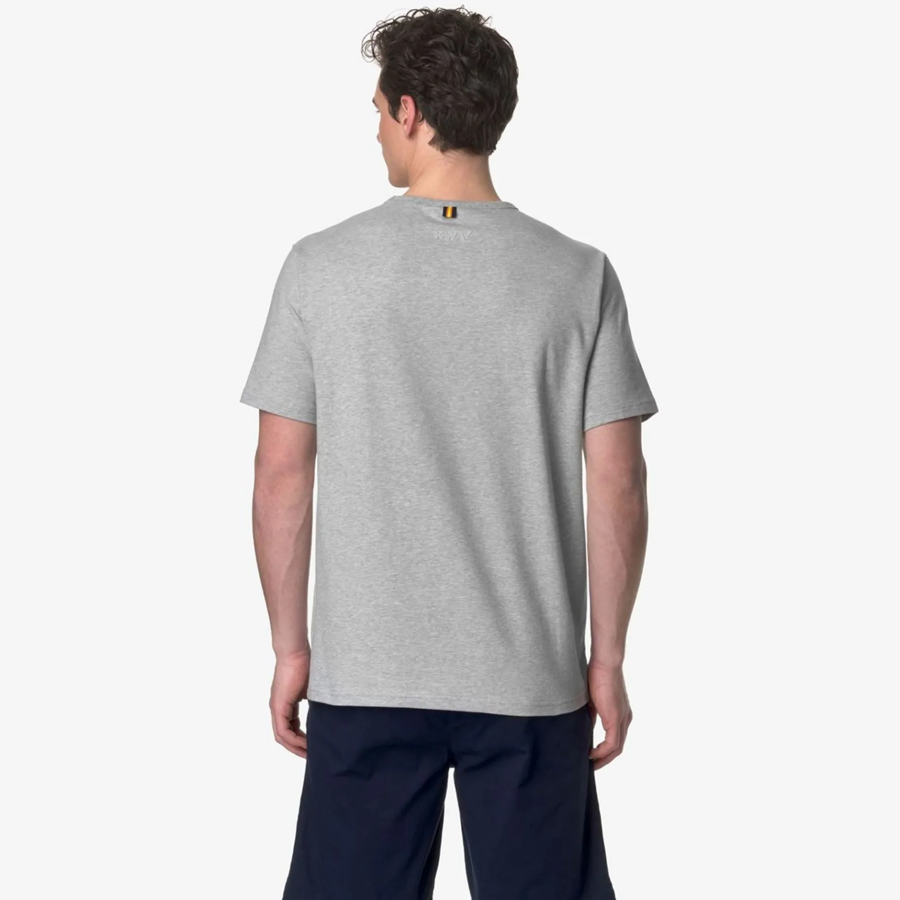 Polos & T-Shirts>K-WAY Adame Stretch Grey Mel