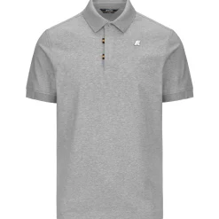 Polos & T-Shirts>K-WAY Alderic Grey Mel