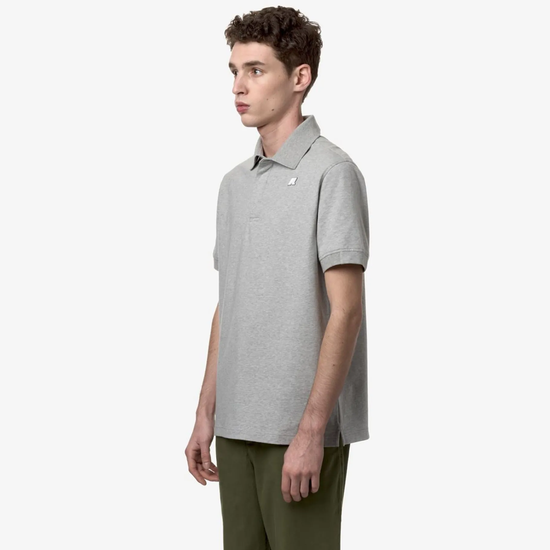 Polos & T-Shirts>K-WAY Alderic Grey Mel