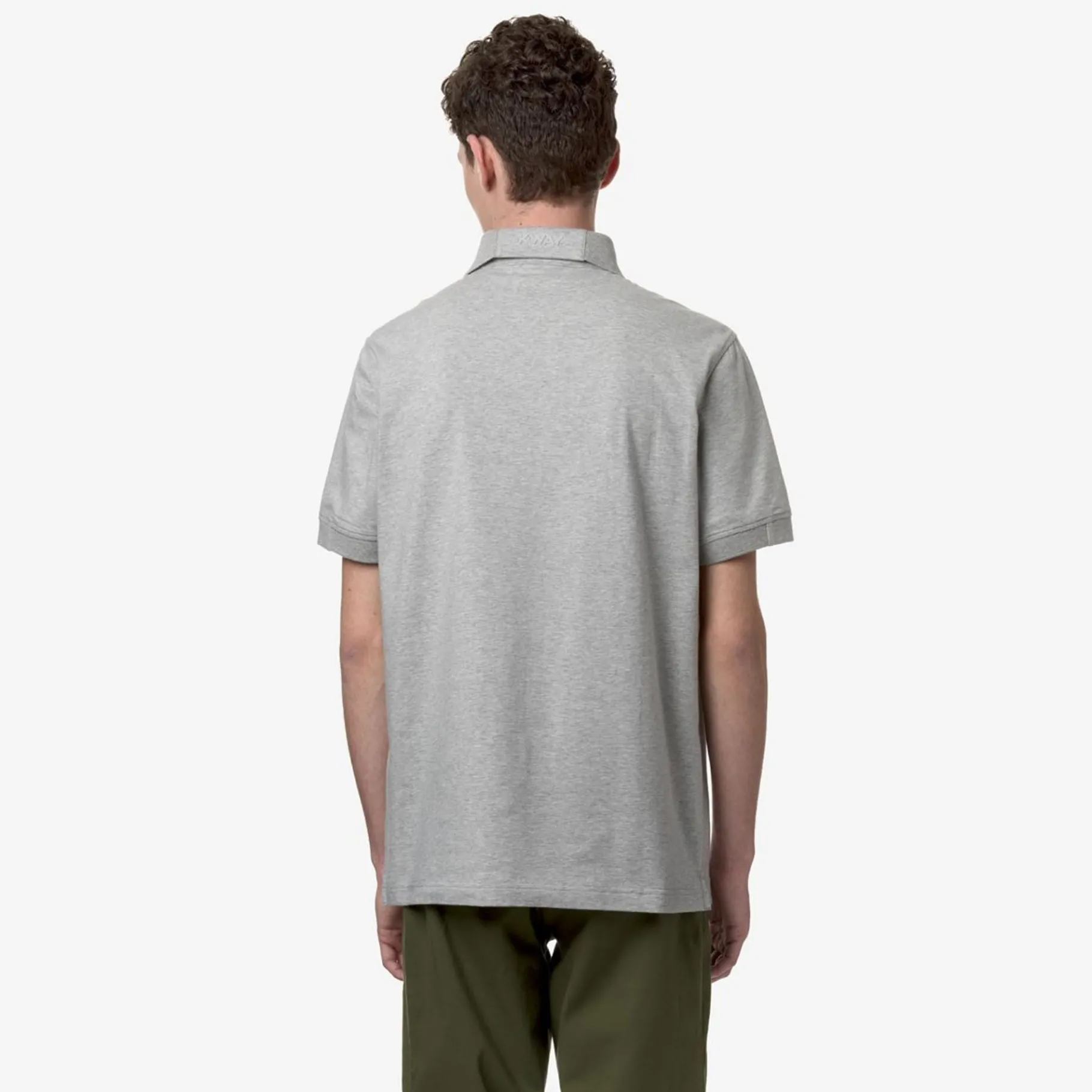 Polos & T-Shirts>K-WAY Alderic Grey Mel