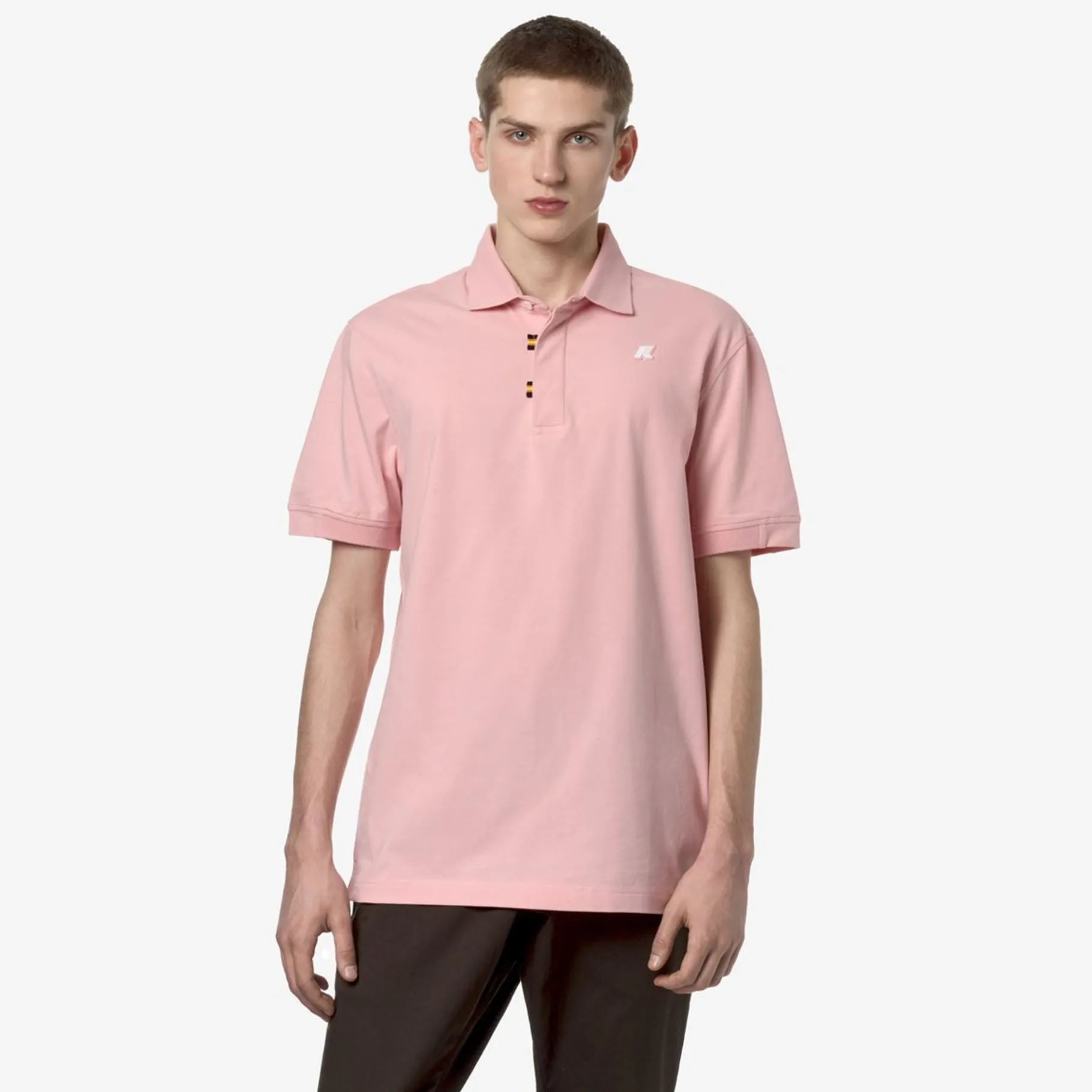 Polos & T-Shirts>K-WAY Alderic Pink Powder