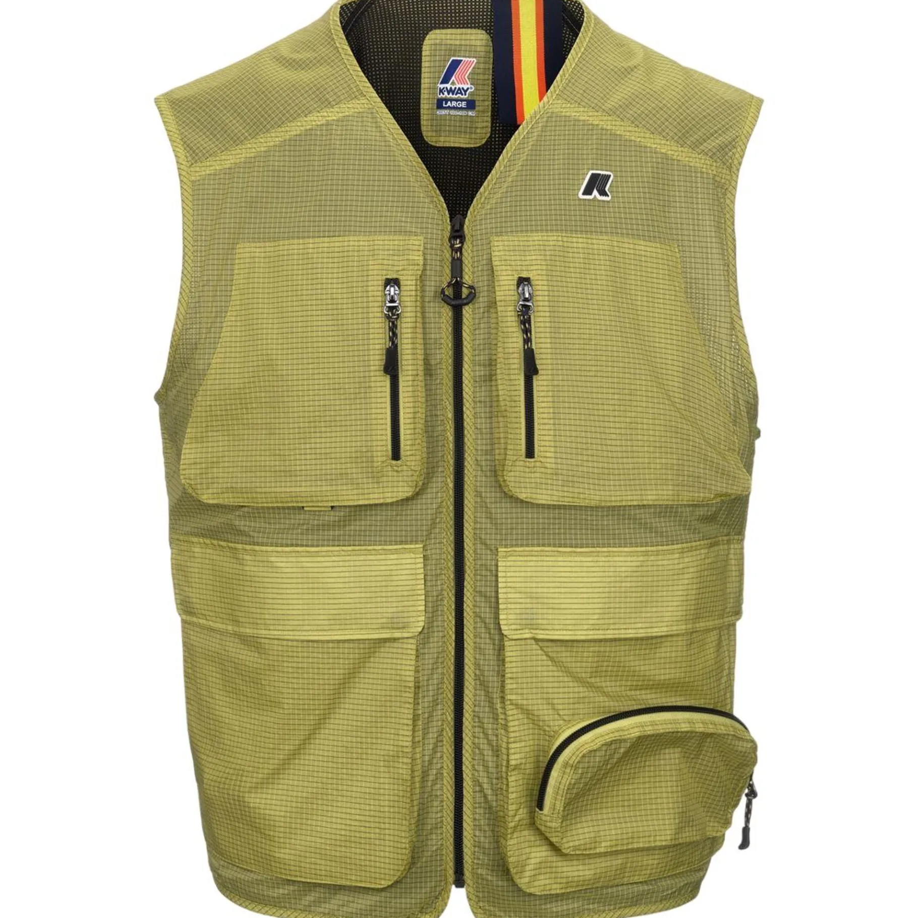 Vestes & Blousons>K-WAY Allos Risptop Green Celery