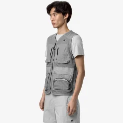 Vestes & Blousons>K-WAY Allos Risptop Grey Ash