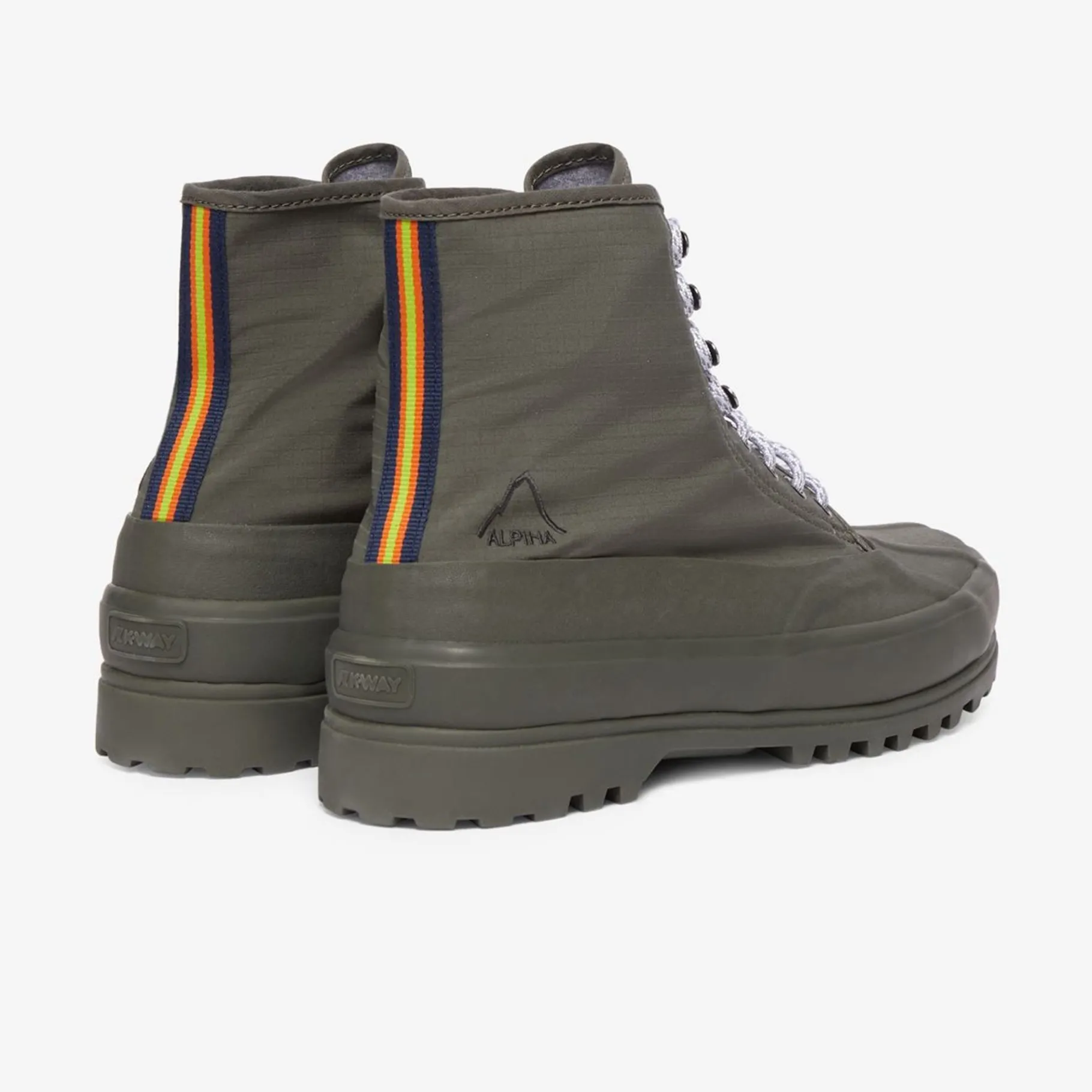 Bottes & Sneakers>K-WAY Alpina Bonded Ripstop Jer Green Blackish