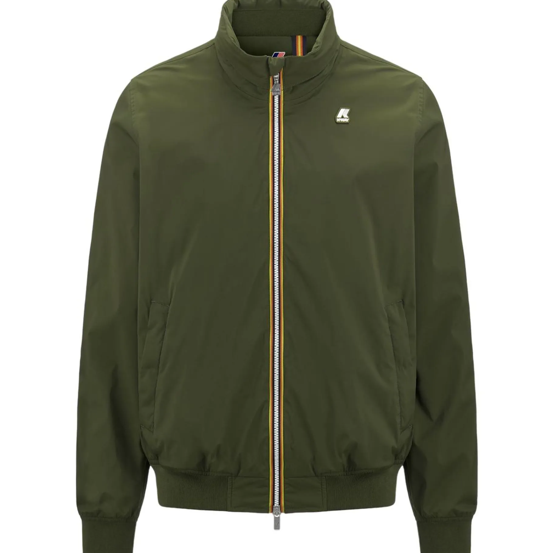 Vestes & Blousons>K-WAY Amaury Stretch Nylon Jersey Green Cypress