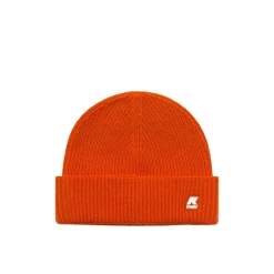 Bonnets, Bobs Et Casquettes>K-WAY Brice Cardigan Stitch Wool Orange Pum