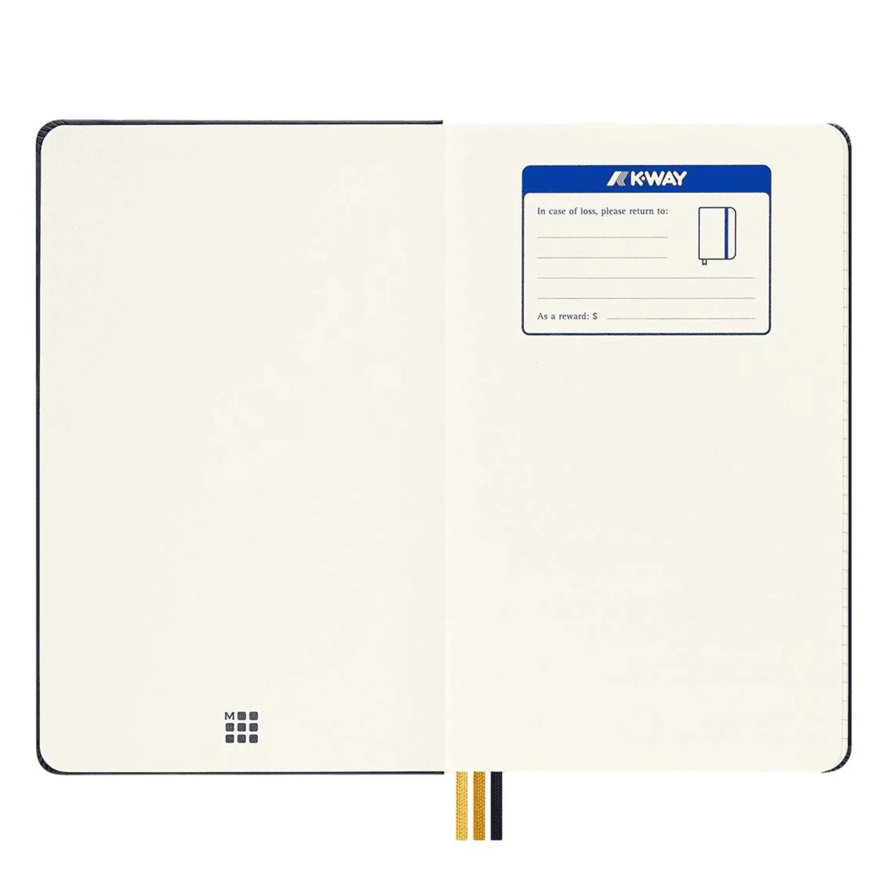 Petits Accessoires>K-WAY Carnet Moleskine X Bleu