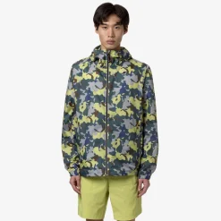 Vestes & Blousons>K-WAY Cleon Nylon Ripstop Camouflage Hiking Grap