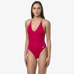 Maillots De Bain>K-WAY Crosel Red Rubine