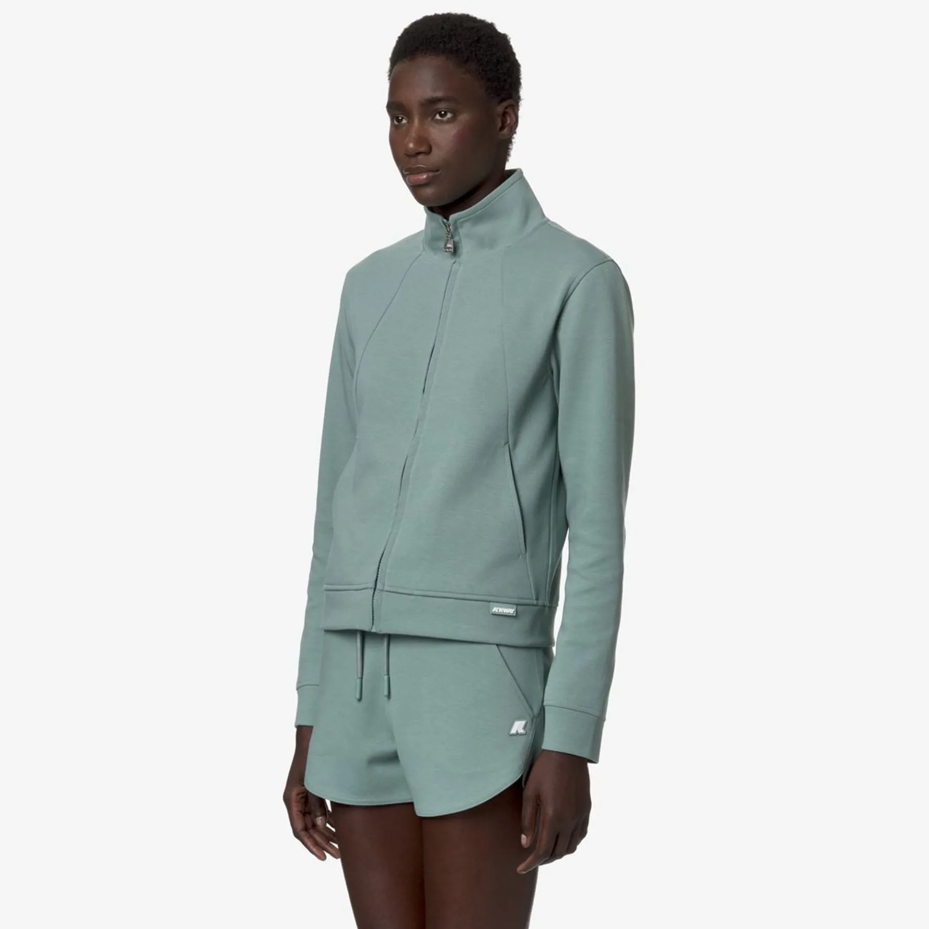 Sweats & Pulls>K-WAY Cyryelle Green Mold