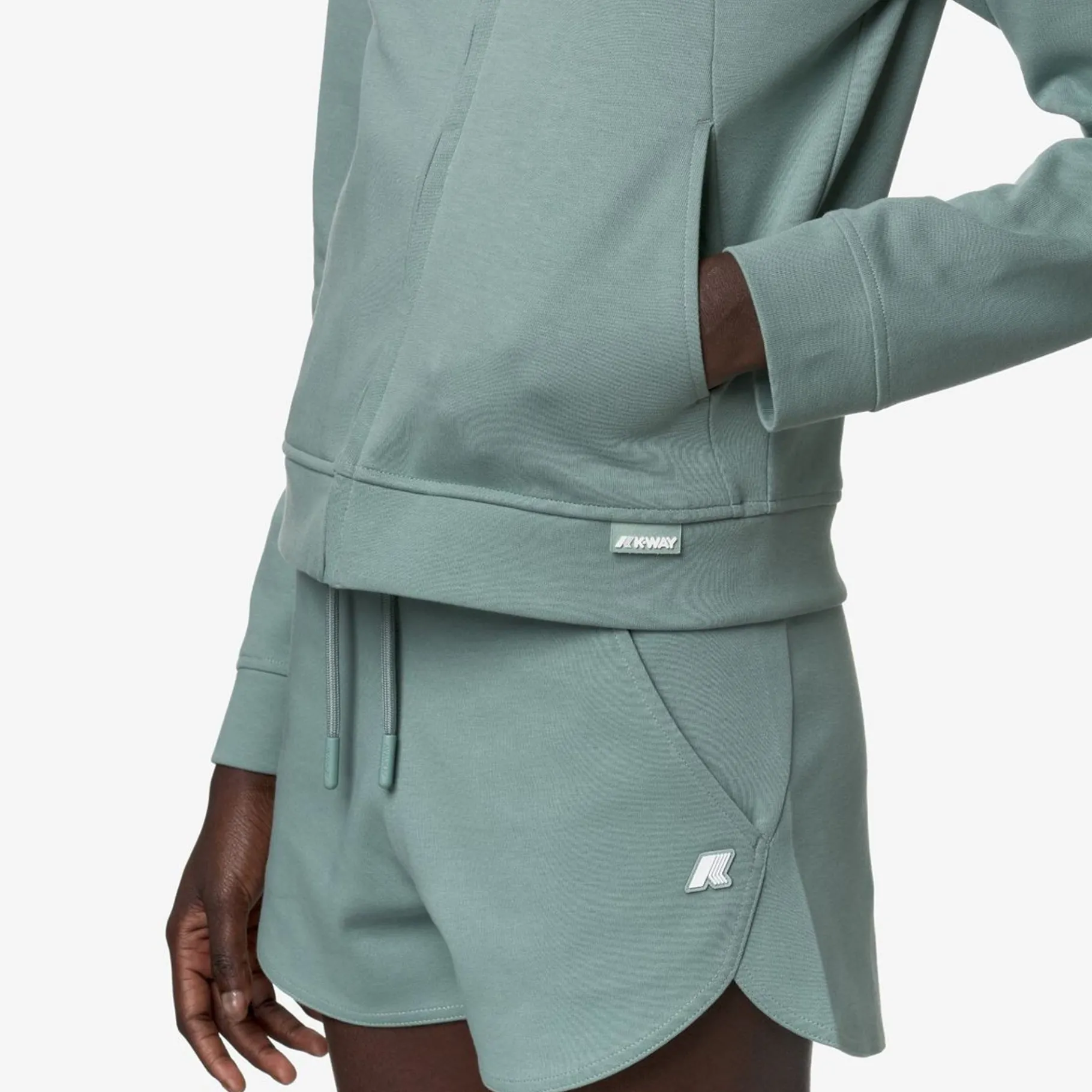 Sweats & Pulls>K-WAY Cyryelle Green Mold