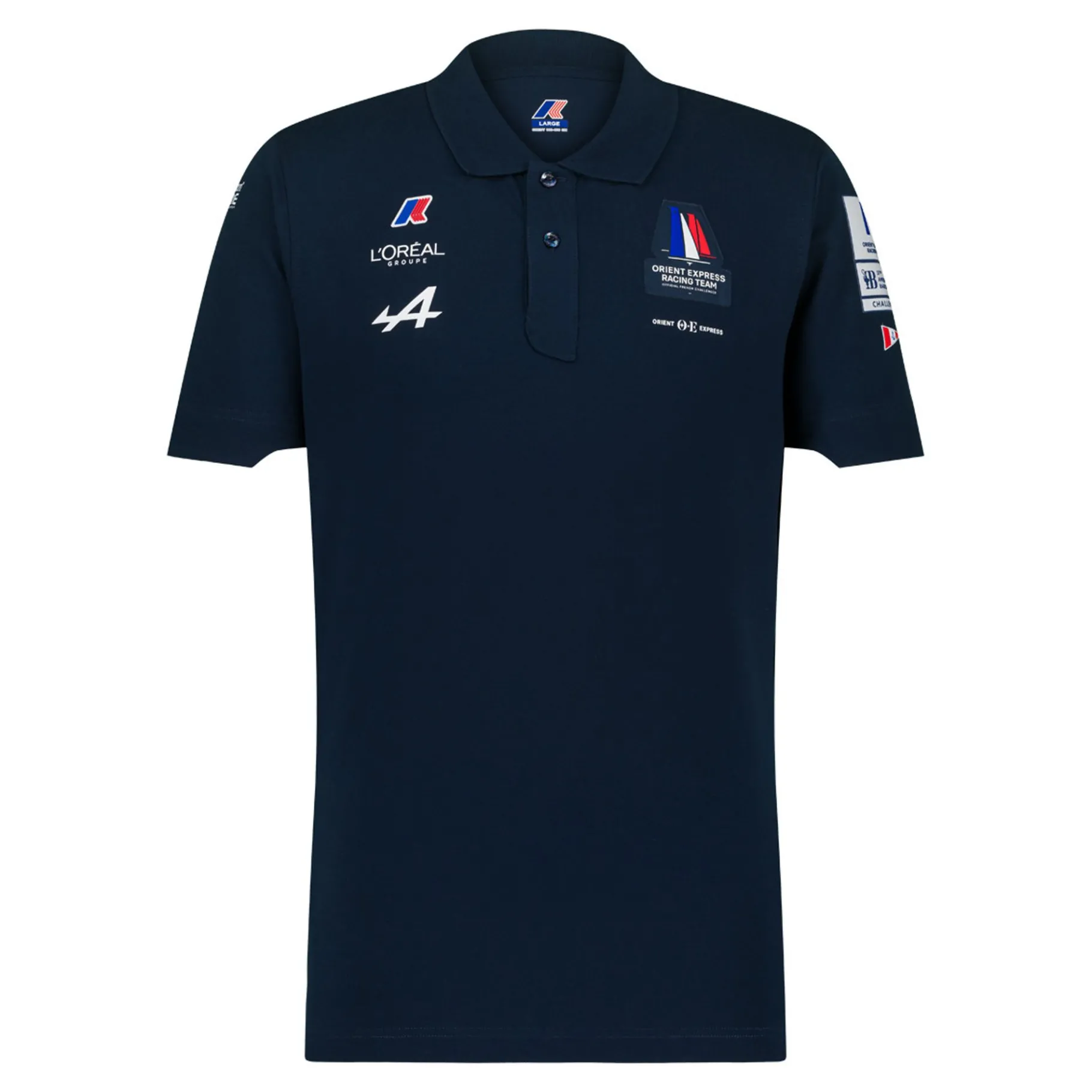 Polos & T-Shirts>K-WAY Drosay Orient Express Ac Blue Navy