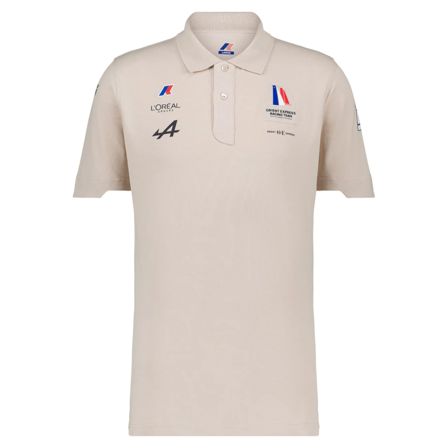 Polos & T-Shirts>K-WAY Drosay Orient Express Ac Grey Vapor