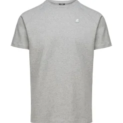 Polos & T-Shirts>K-WAY Edwing Grey Melange