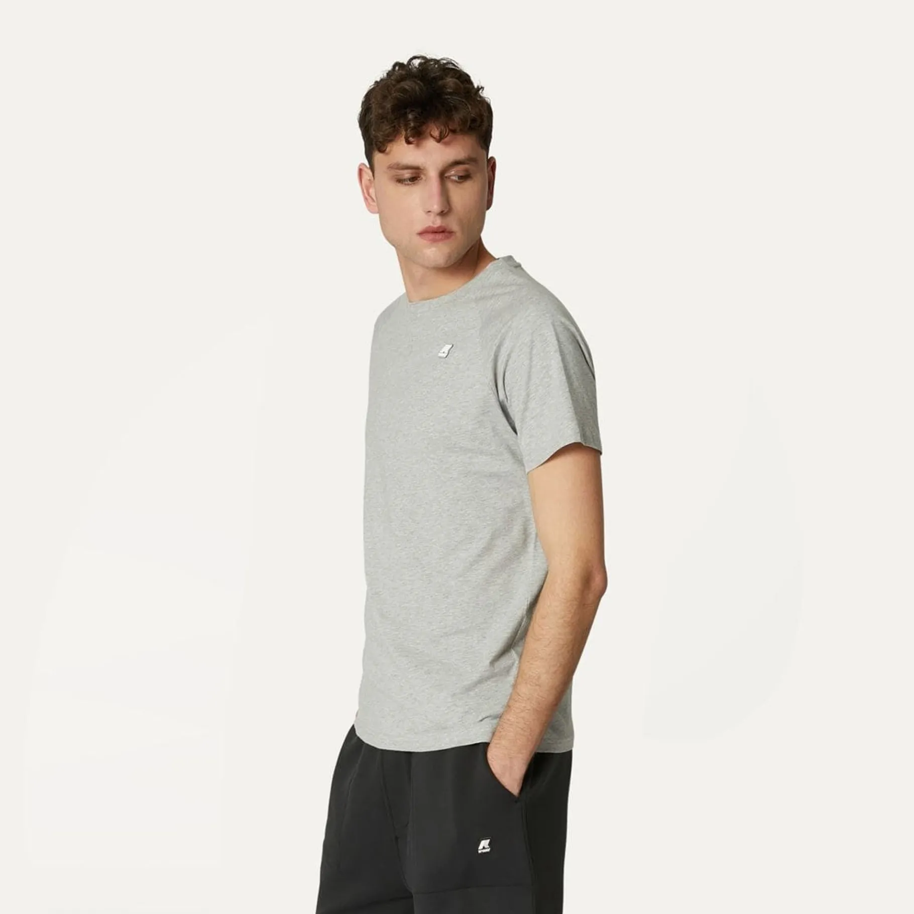 Polos & T-Shirts>K-WAY Edwing Grey Melange