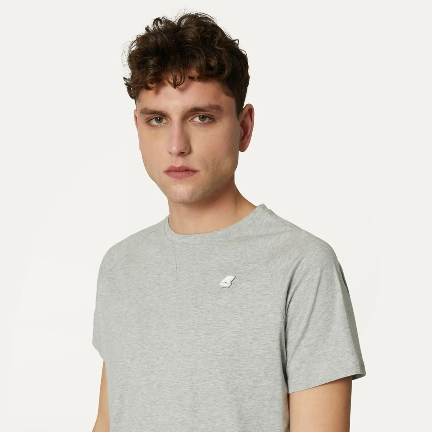 Polos & T-Shirts>K-WAY Edwing Grey Melange