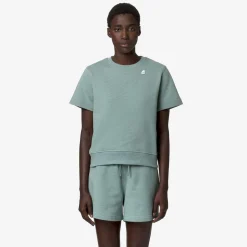 Polos & T-Shirts>K-WAY Emelette Green Mold
