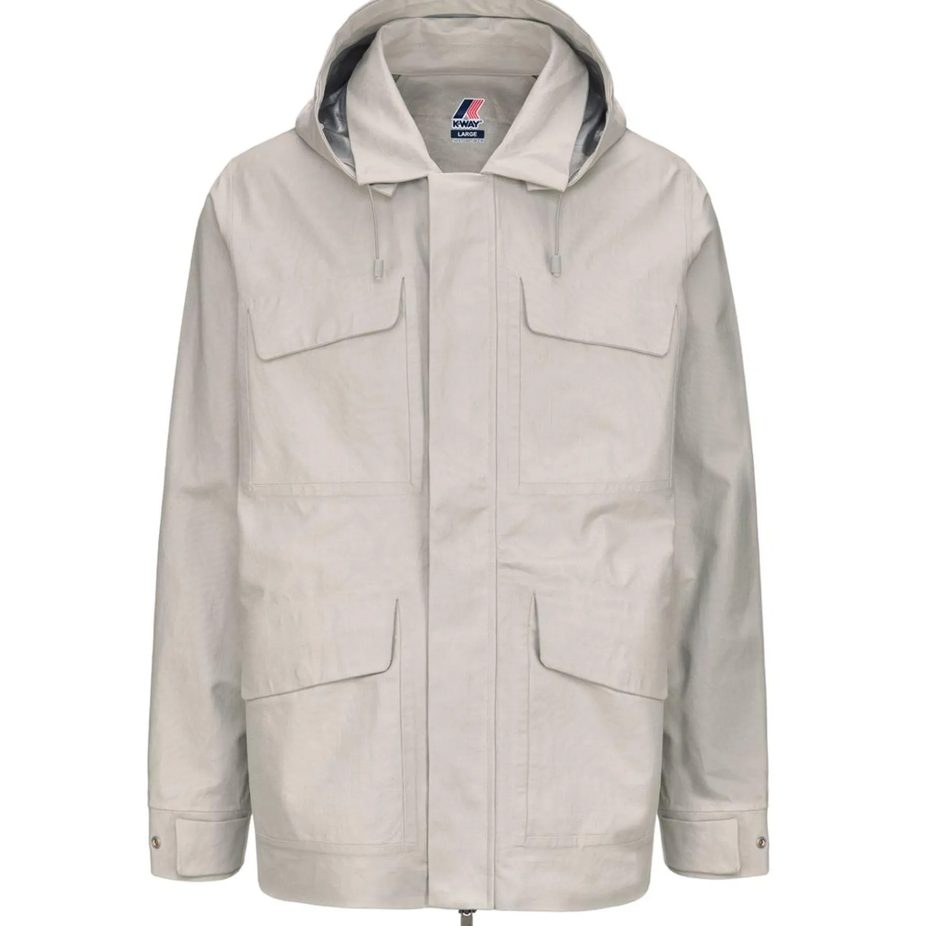 Vestes & Blousons>K-WAY Erhal Linen Blend Beige