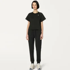 Shorts & Pantalons>K-WAY Ginevra Light Spacer Black Pure