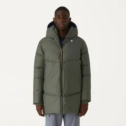 Trench & Parkas>K-WAY Hugh Thermo Soft Touch Green Black