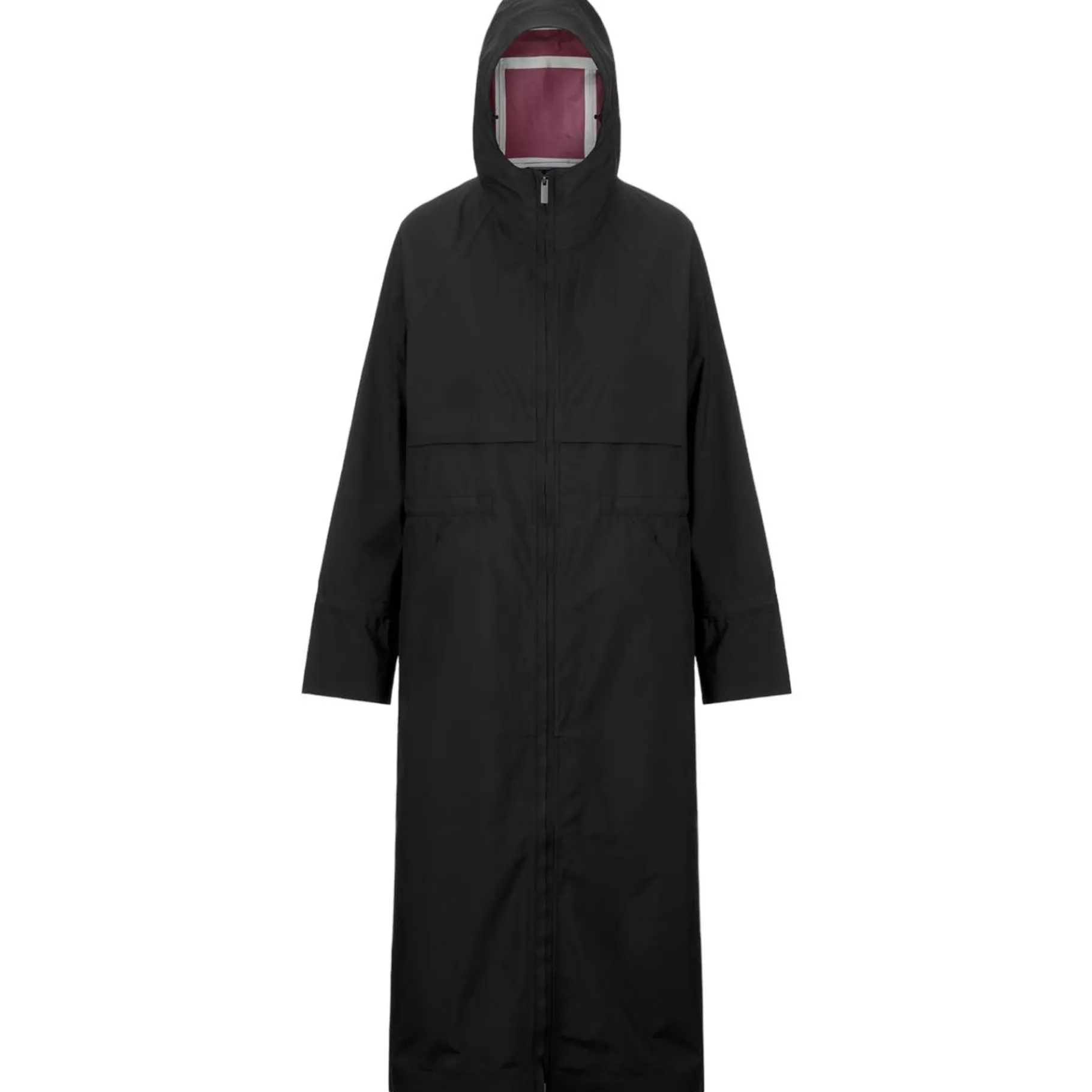 Trench & Parkas>K-WAY Isoe Clean Look Black P- Red