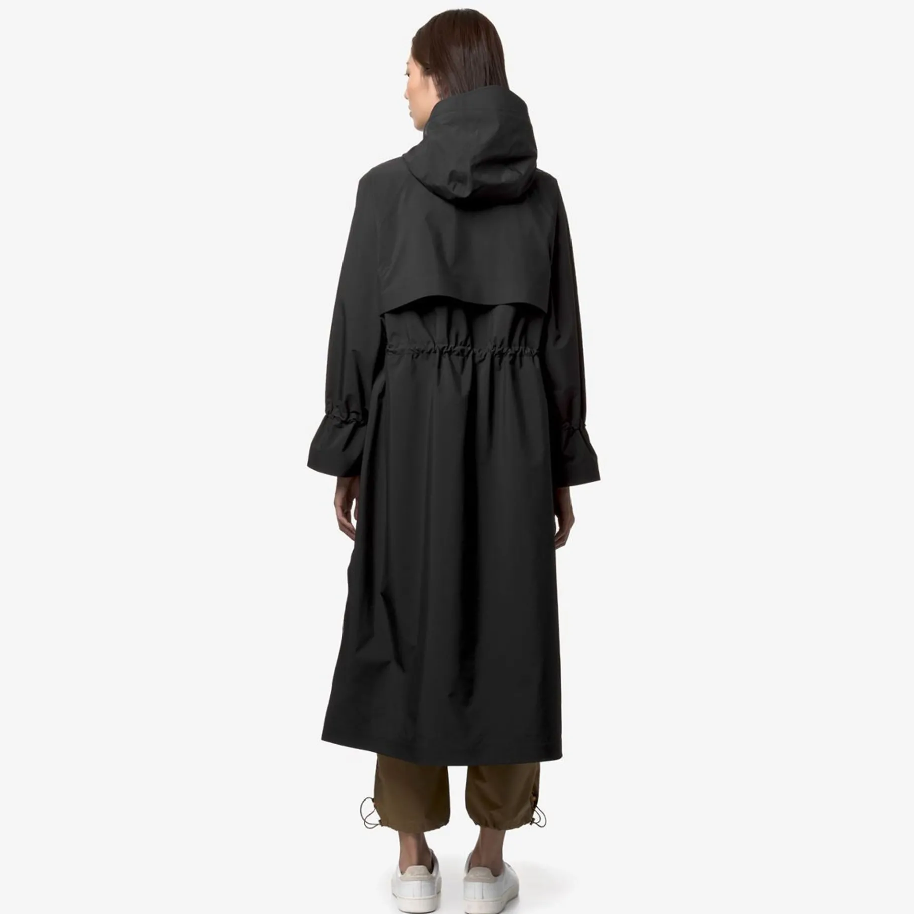 Trench & Parkas>K-WAY Isoe Clean Look Black P- Red