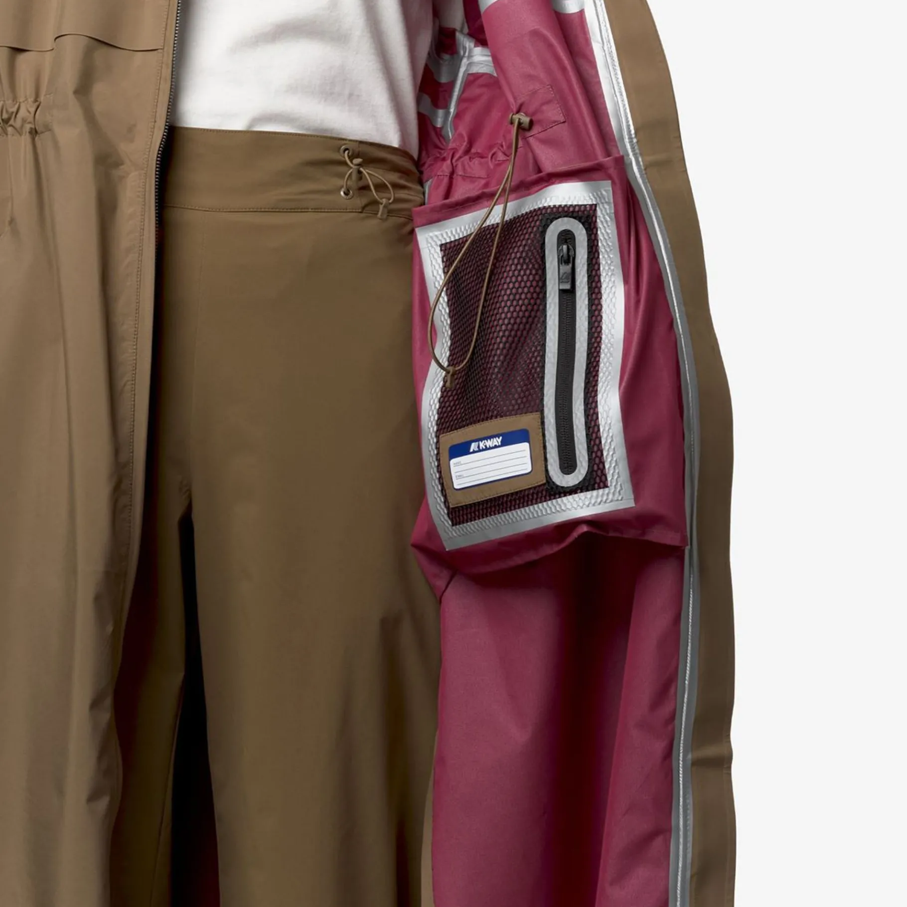 Trench & Parkas>K-WAY Isoe Clean Look Brown Corda