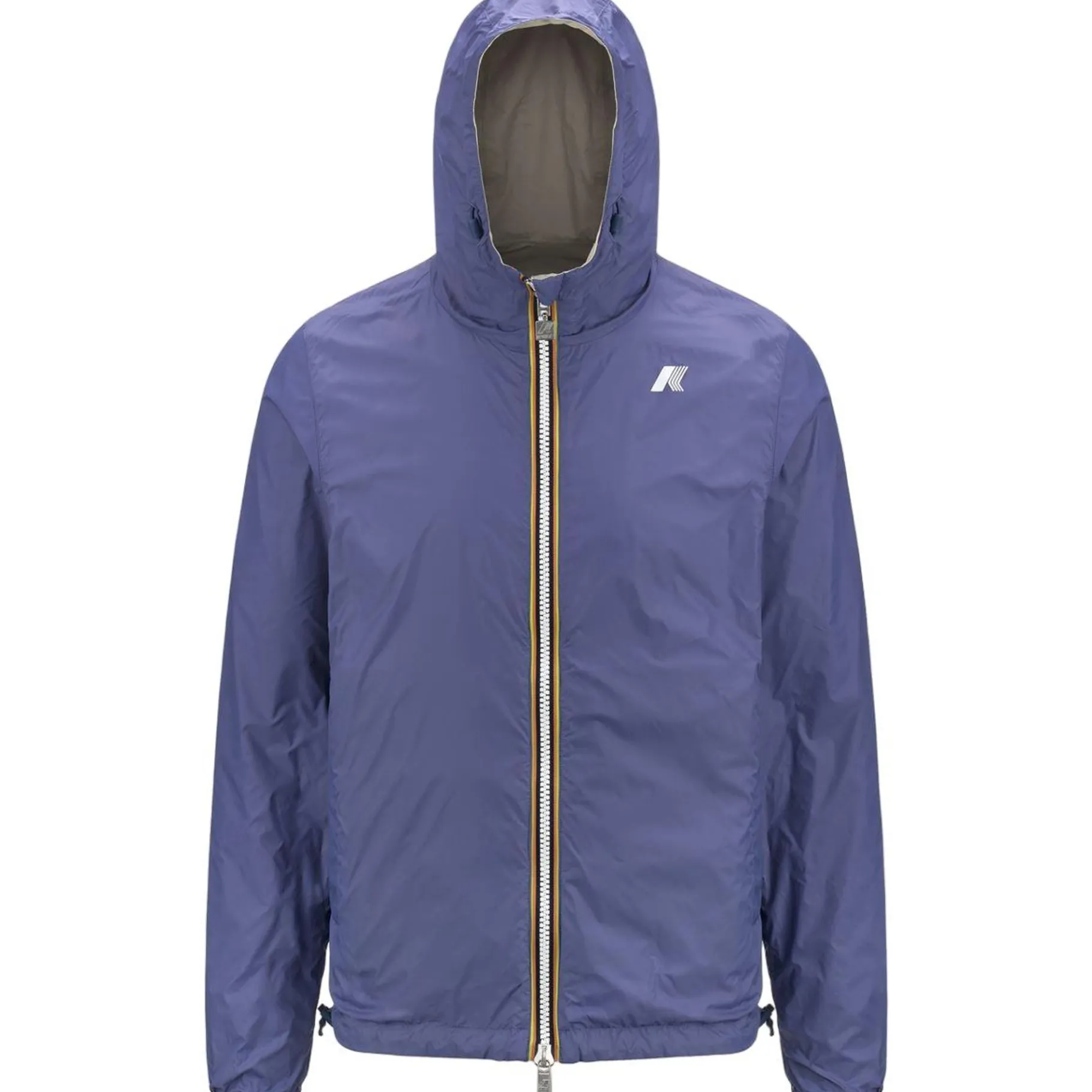 Vestes & Blousons>K-WAY Jack Eco Plus Double Beige L-Bleu D