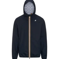Vestes & Blousons>K-WAY Jack Eco Stretch Dot Depht Bleue