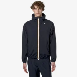 Vestes & Blousons>K-WAY Jack Eco Stretch Dot Depht Bleue