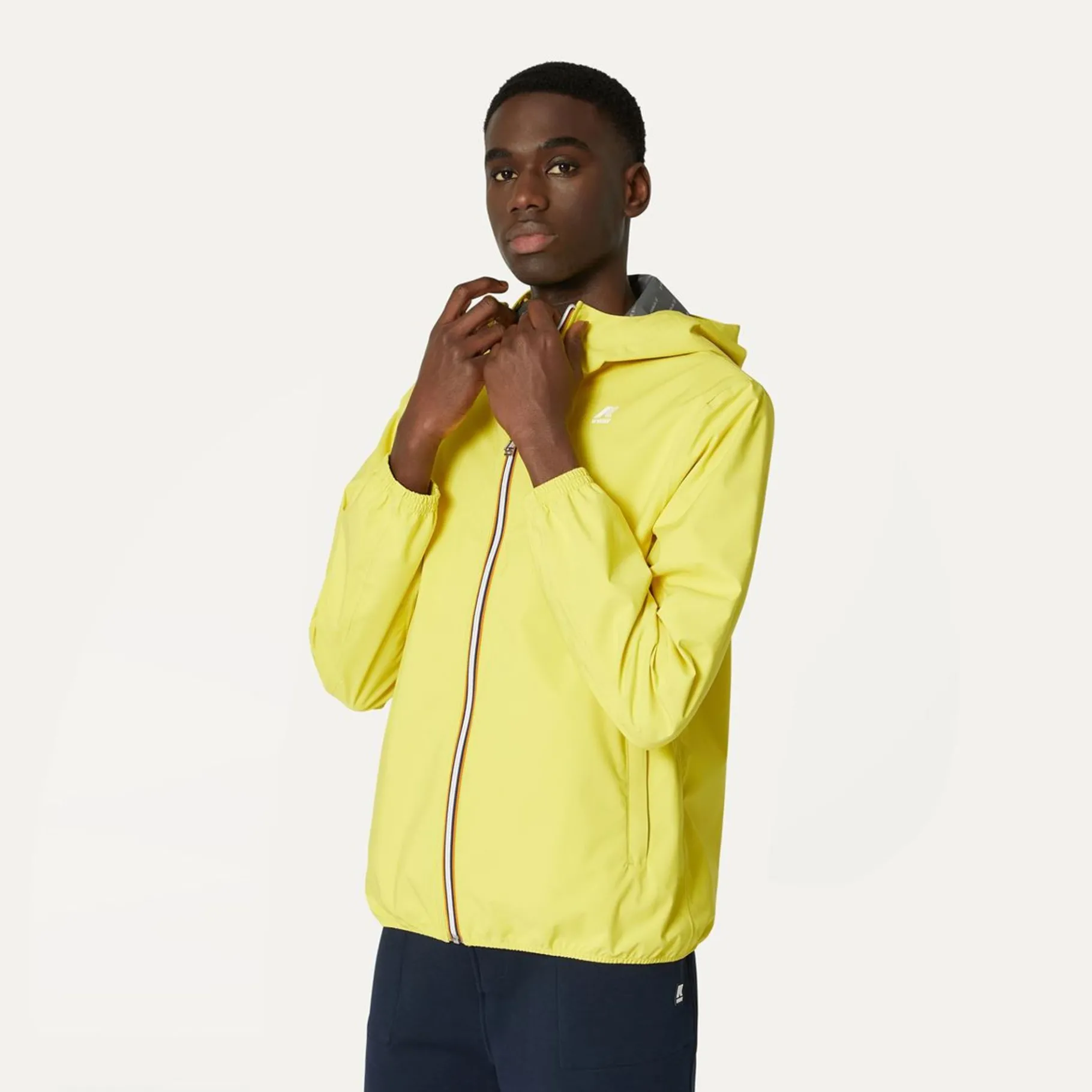 Vestes & Blousons>K-WAY Jack Stretch Dot Yellow Sunstruck