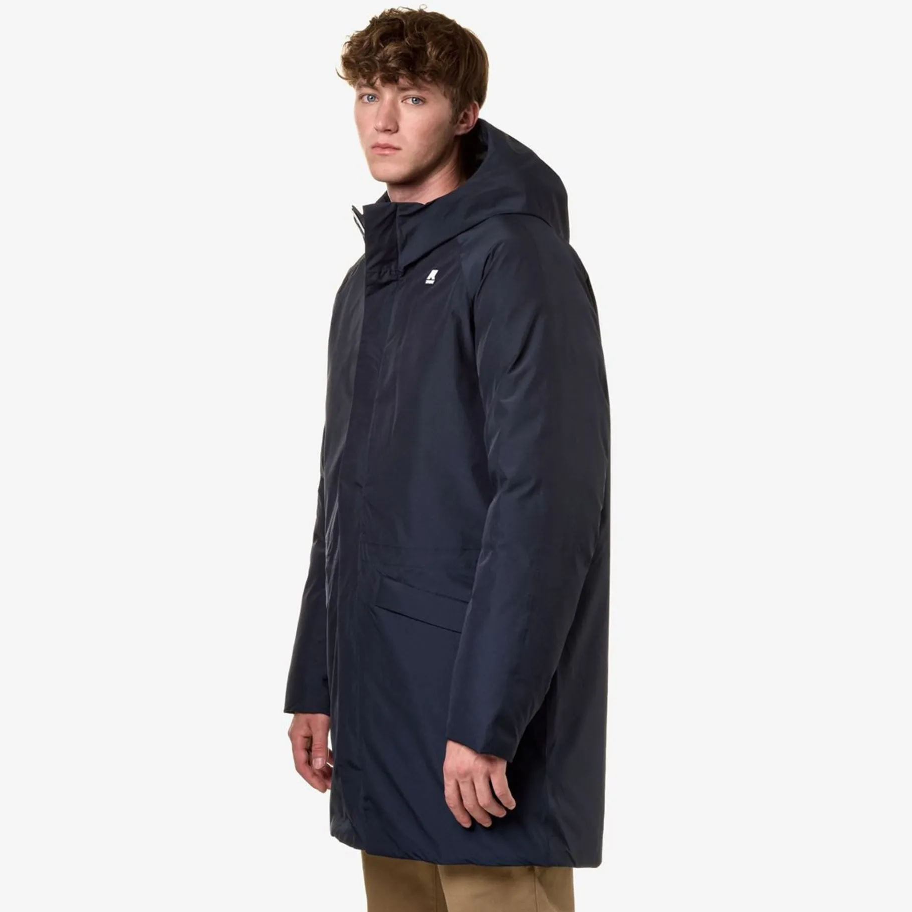 Trench & Parkas>K-WAY Jeremy Eco Stretch Prime Blue Depht Green Black