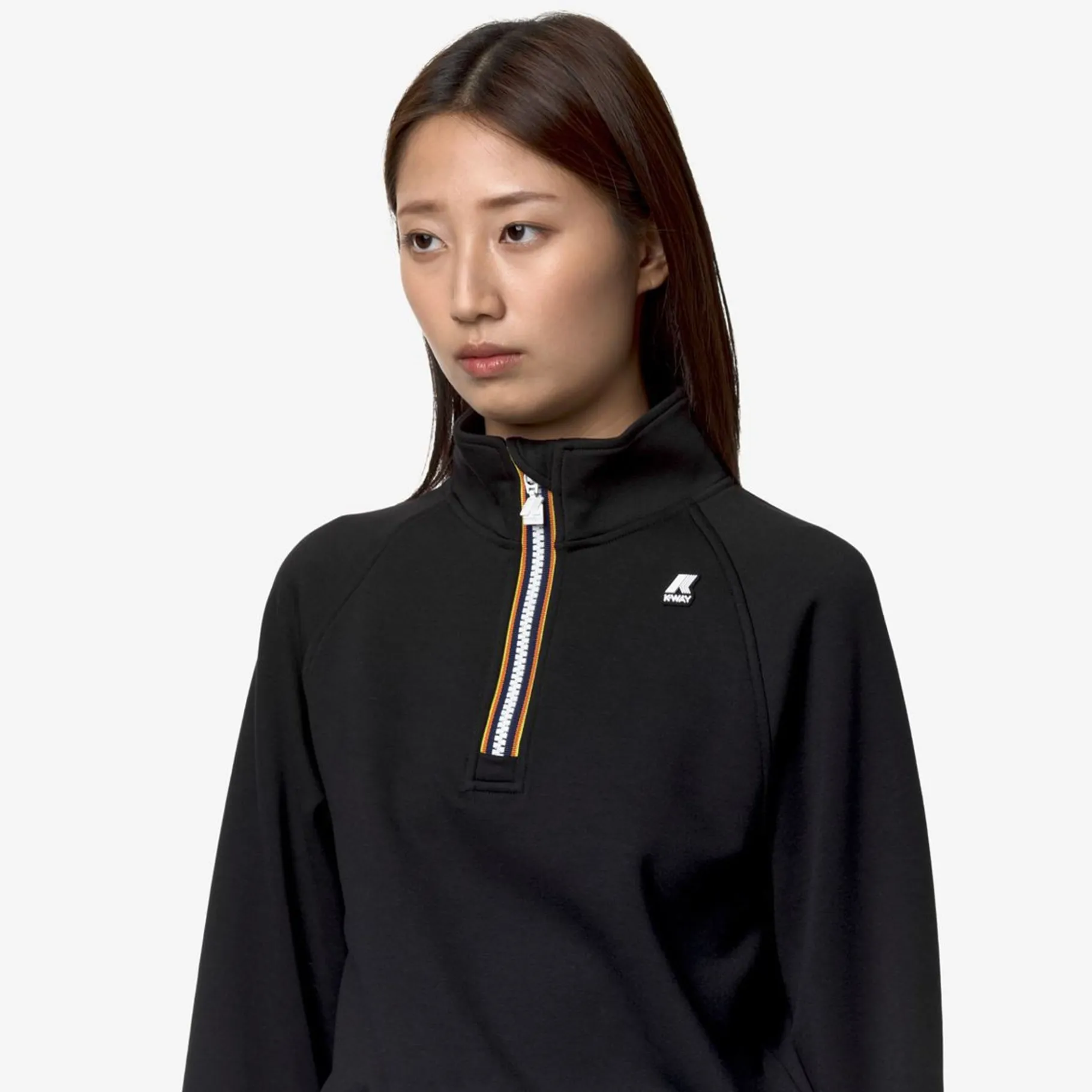 Sweats & Pulls>K-WAY Jeune Light Spacer Black Pure