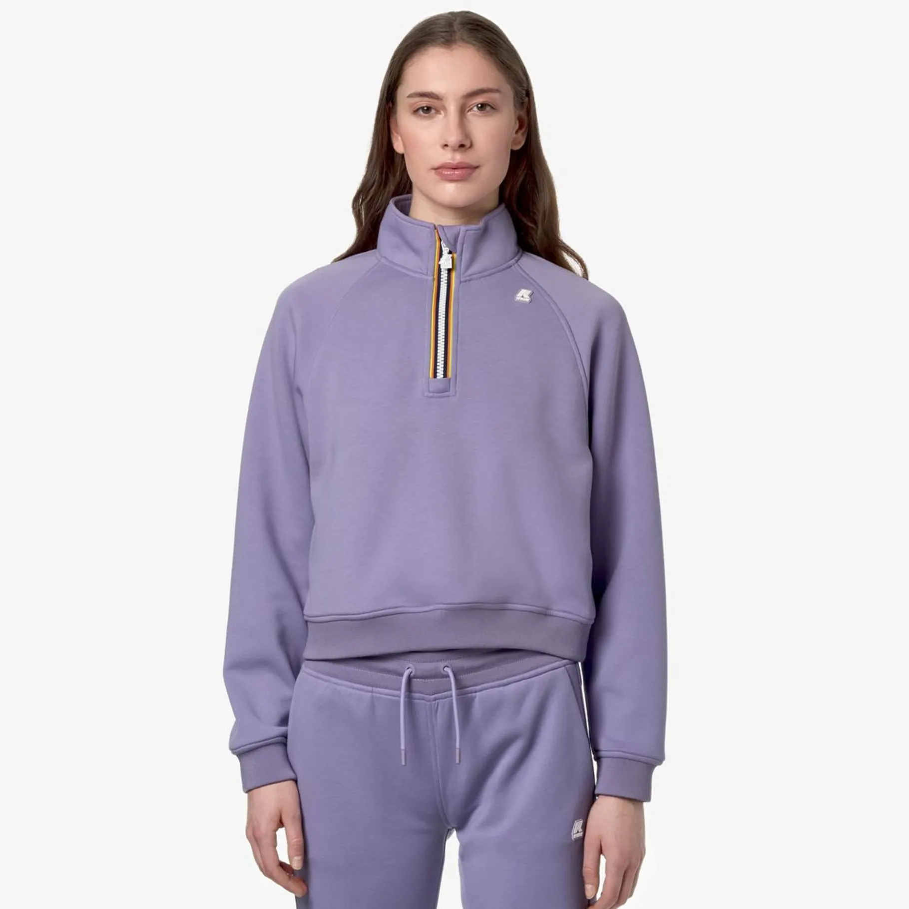 Sweats & Pulls>K-WAY Jeune Light Spacer Violet Glicine