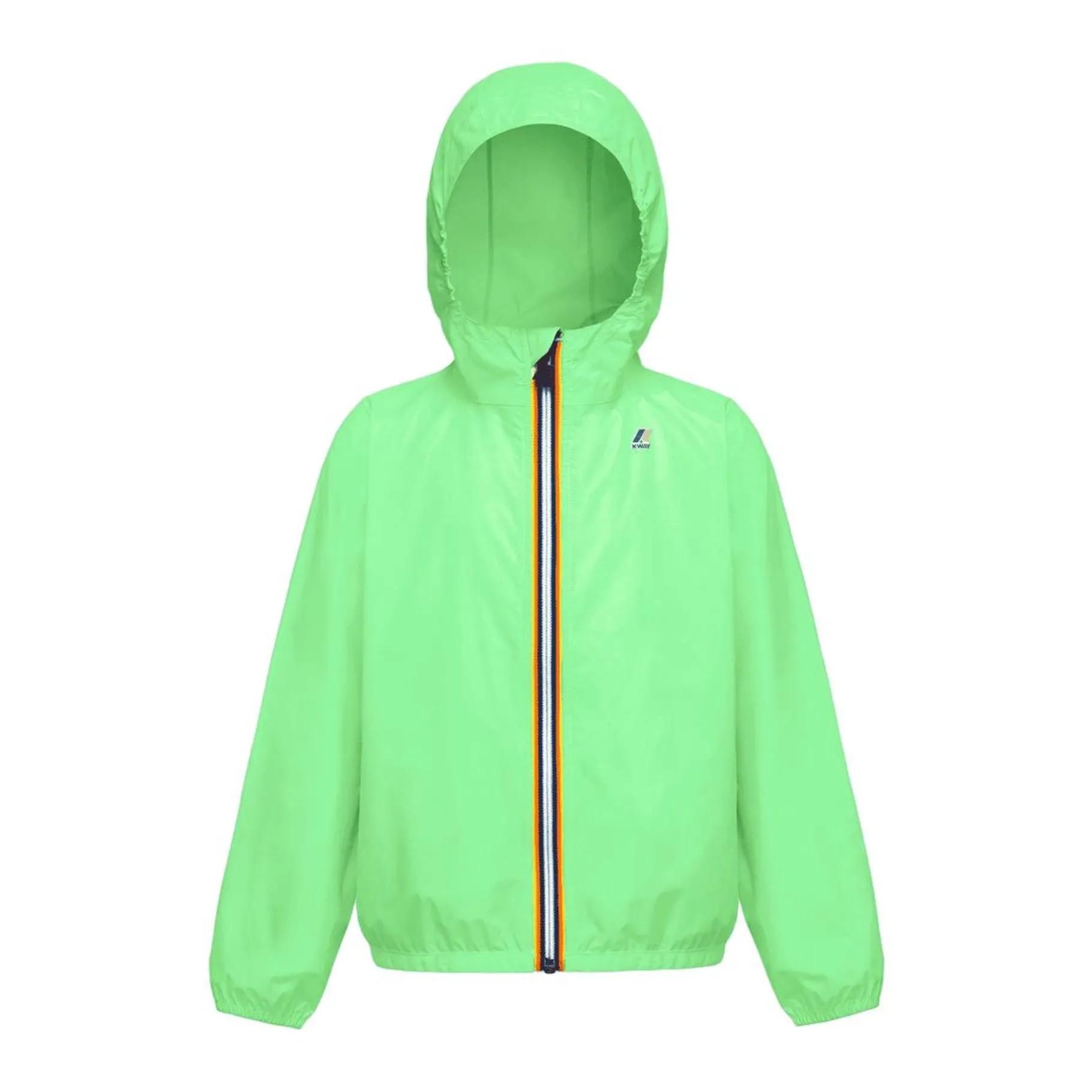 Imperméables & Coupe-Vent>K-WAY Le Vrai 3.0 Claude Kids Green Fluo