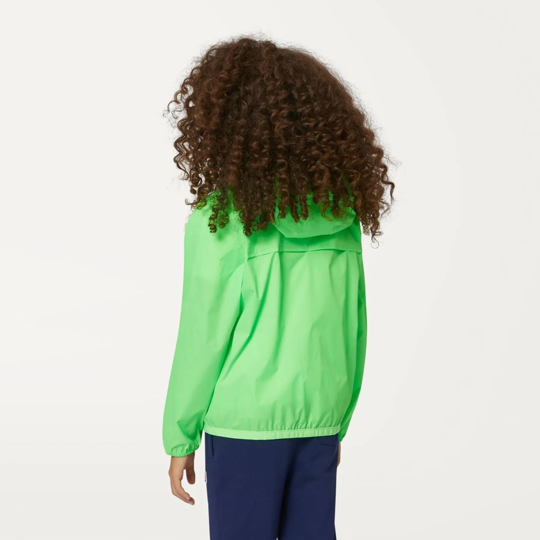 Imperméables & Coupe-Vent>K-WAY Le Vrai 3.0 Claude Kids Green Fluo