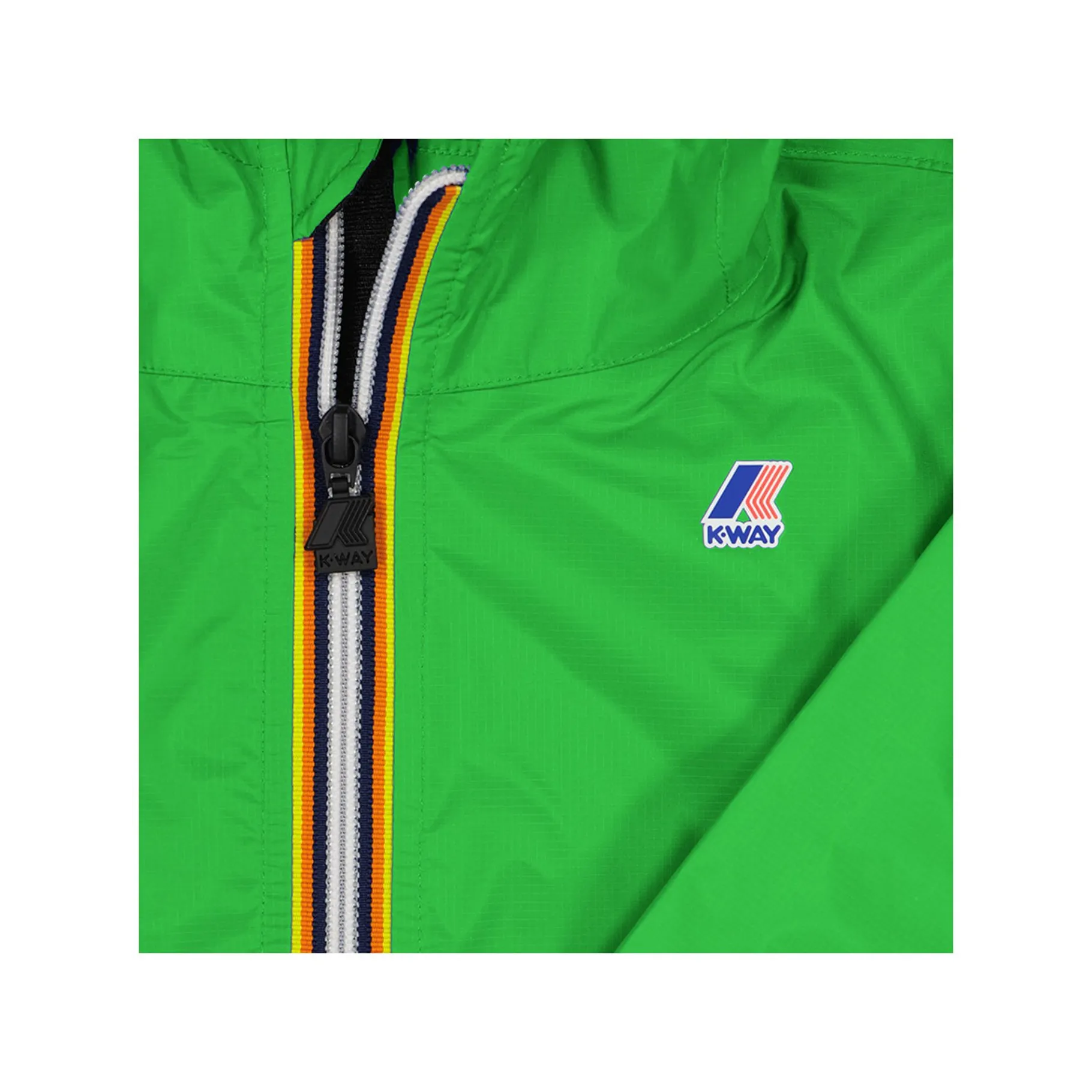 Imperméables & Coupe-Vent>K-WAY Le Vrai 3.0 Claude Kids Green Fluo