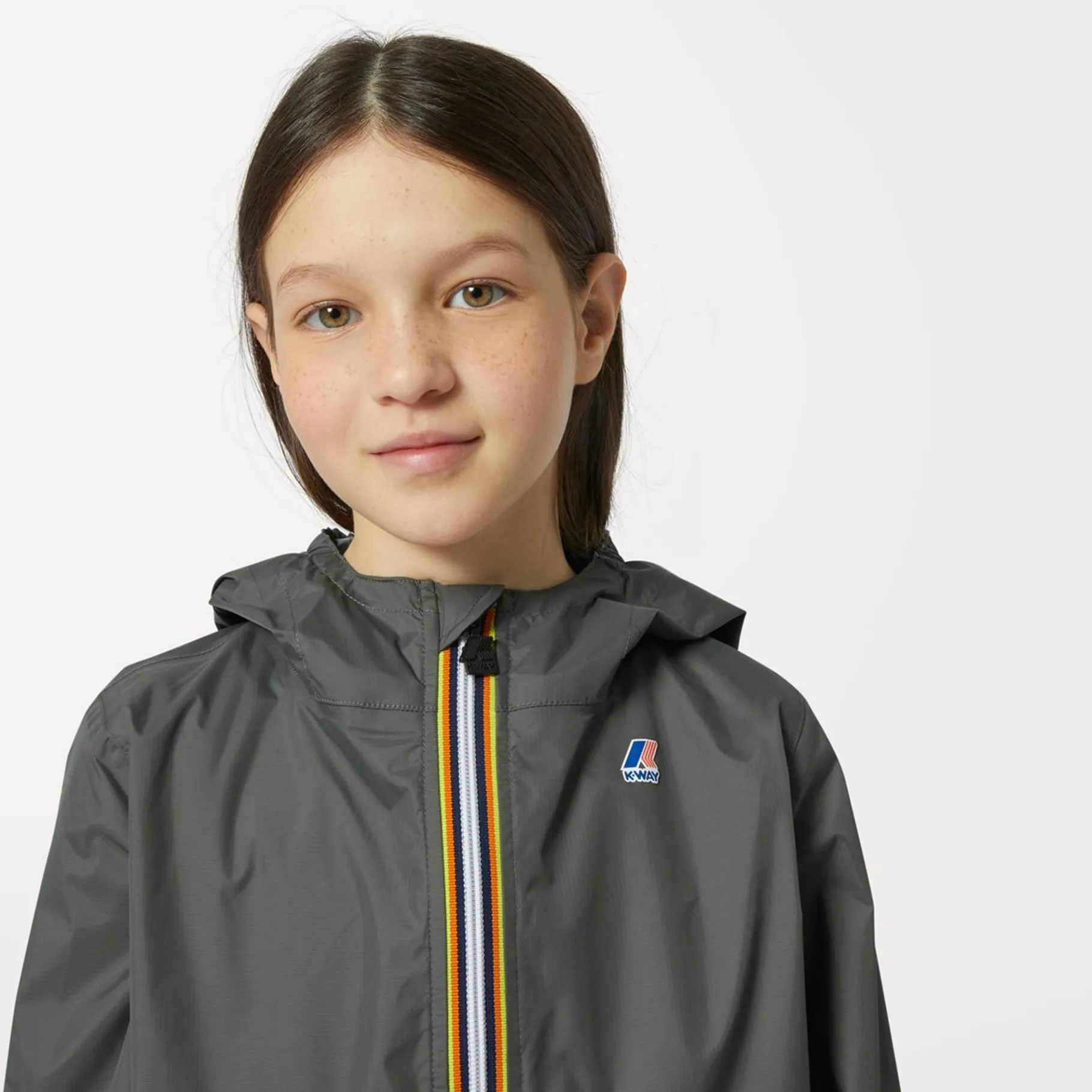 Imperméables & Coupe-Vent>K-WAY Le Vrai 3.0 Claude Kids Green Blackish