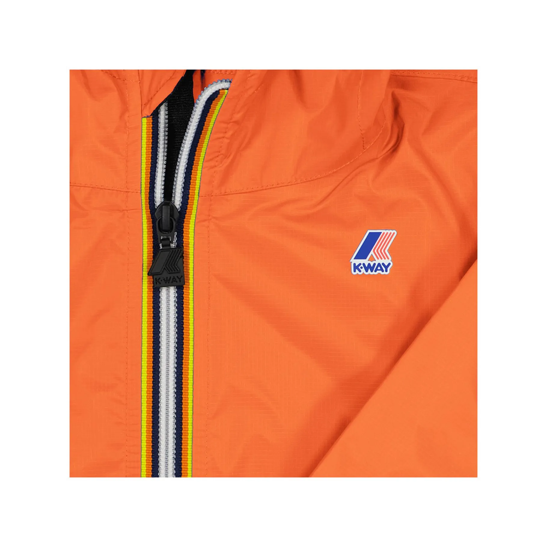 Imperméables & Coupe-Vent>K-WAY Le Vrai 3.0 Claude Kids Orange Lt