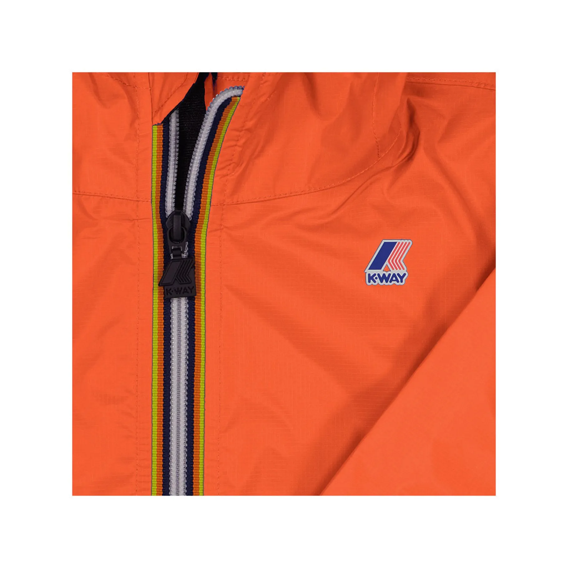 Imperméables & Coupe-Vent>K-WAY Le Vrai 3.0 Claude Kids Orange Flame
