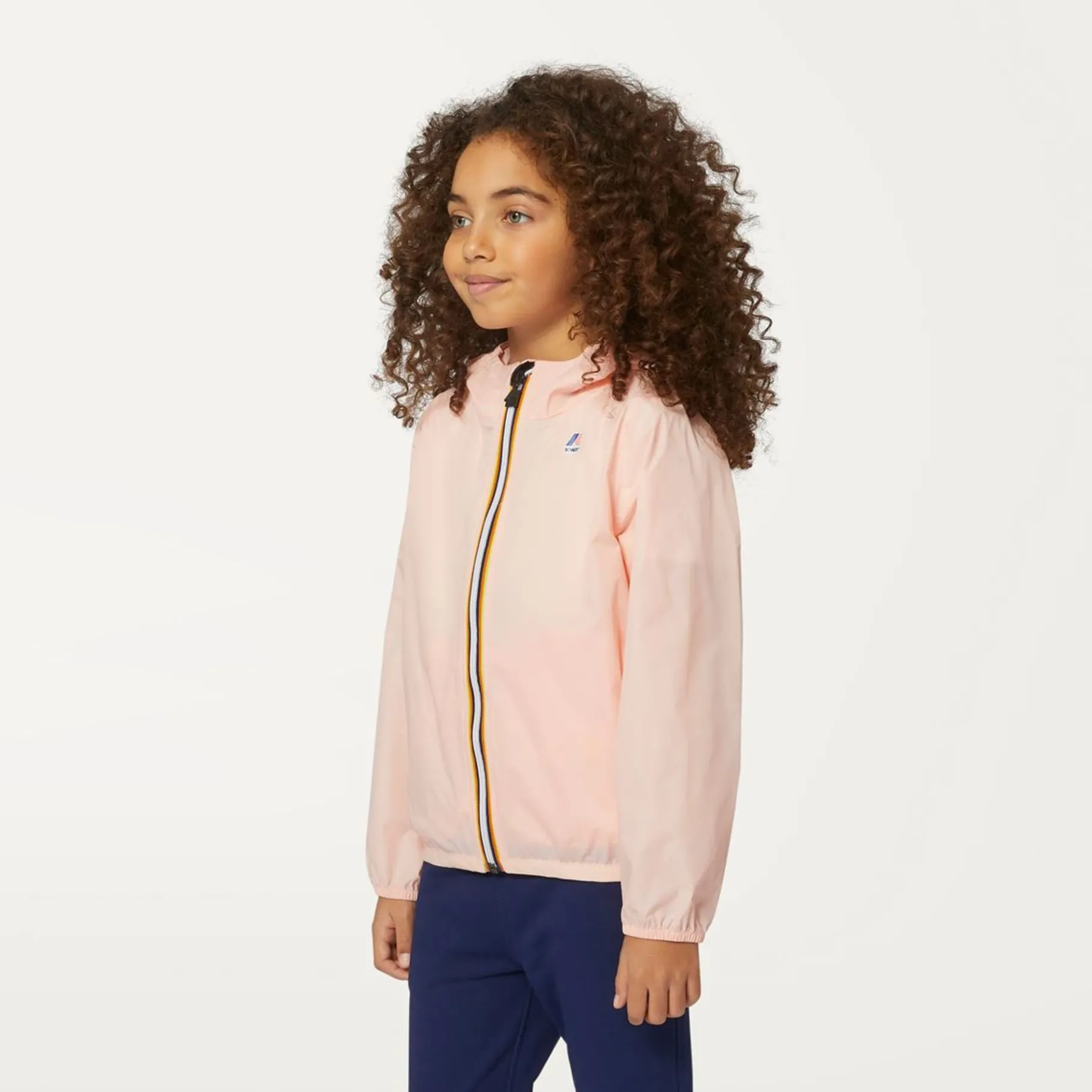 Imperméables & Coupe-Vent>K-WAY Le Vrai 3.0 Claude Kids Pink Daphne
