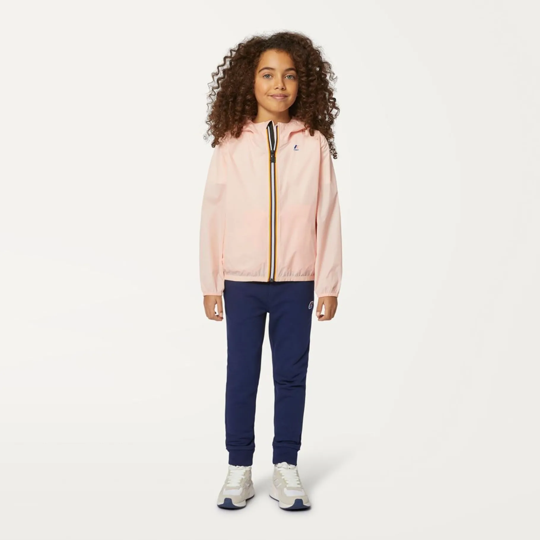 Imperméables & Coupe-Vent>K-WAY Le Vrai 3.0 Claude Kids Pink Daphne