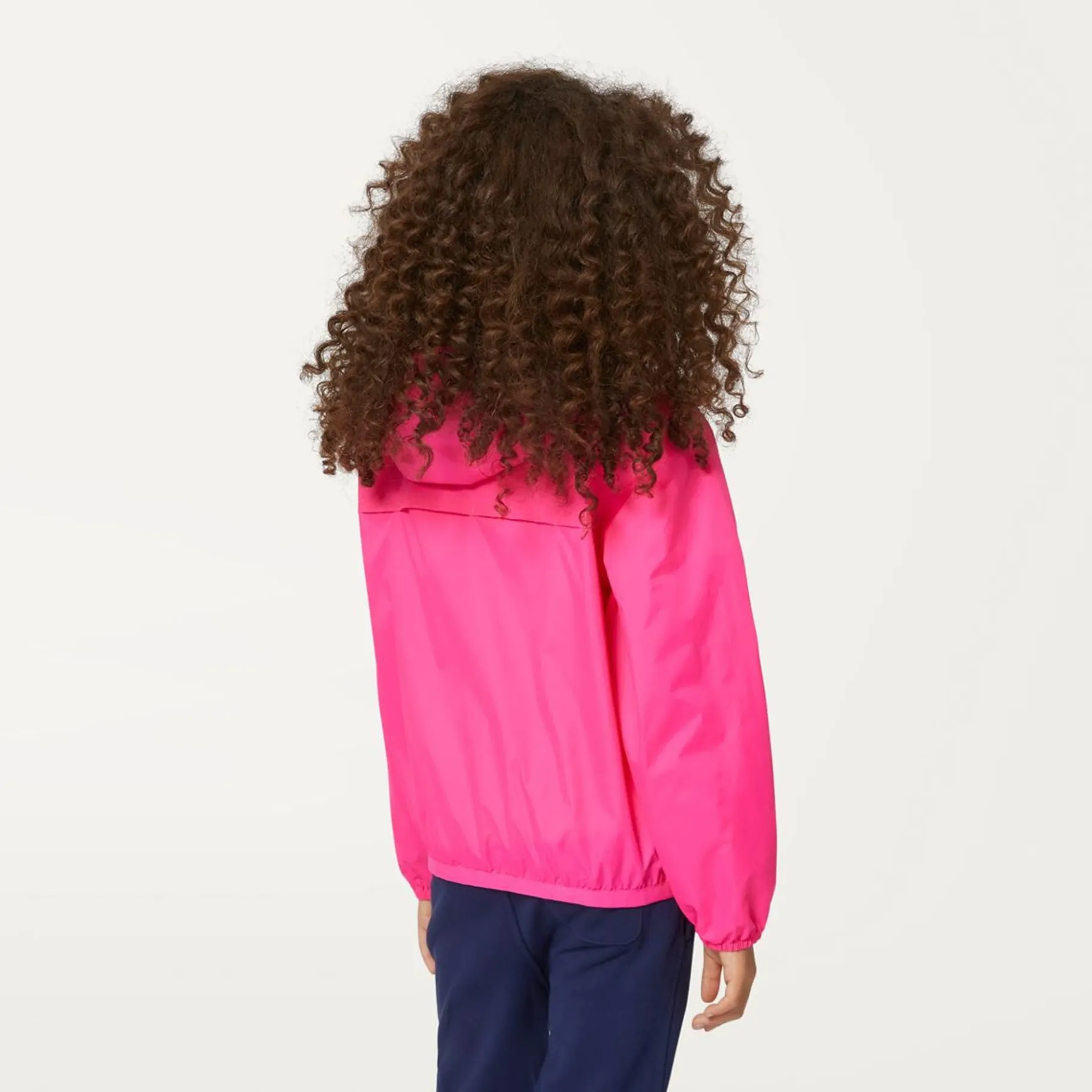 Imperméables & Coupe-Vent>K-WAY Le Vrai 3.0 Claude Kids Pink Intense