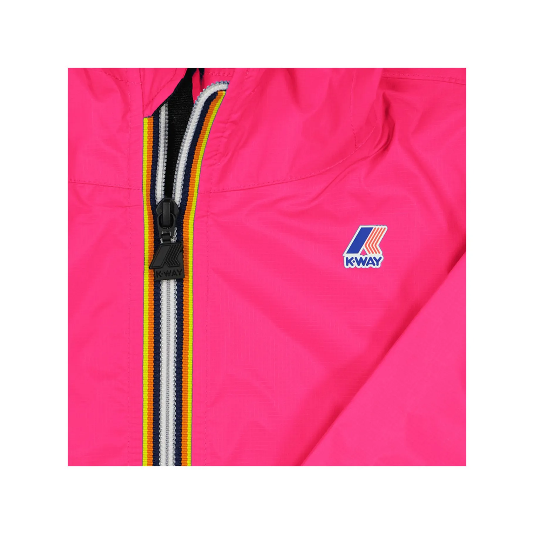 Imperméables & Coupe-Vent>K-WAY Le Vrai 3.0 Claude Kids Pink Intense