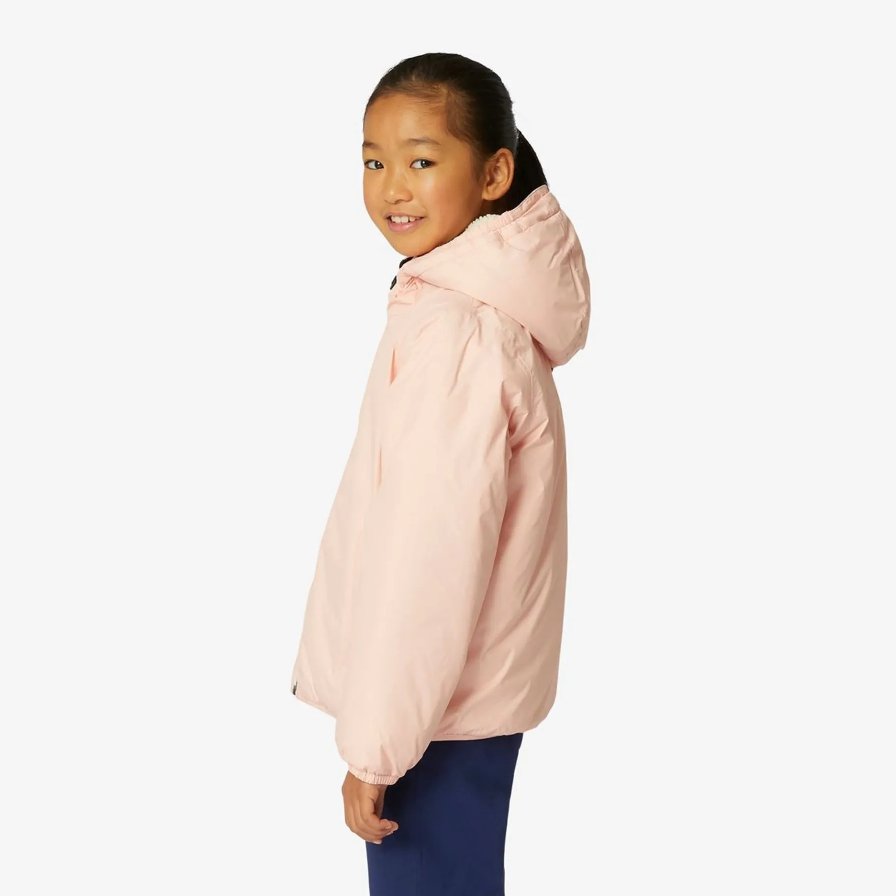 Vestes & Blousons>K-WAY Le Vrai 3.0 Claude Orsetto Kids Ecru - Pink