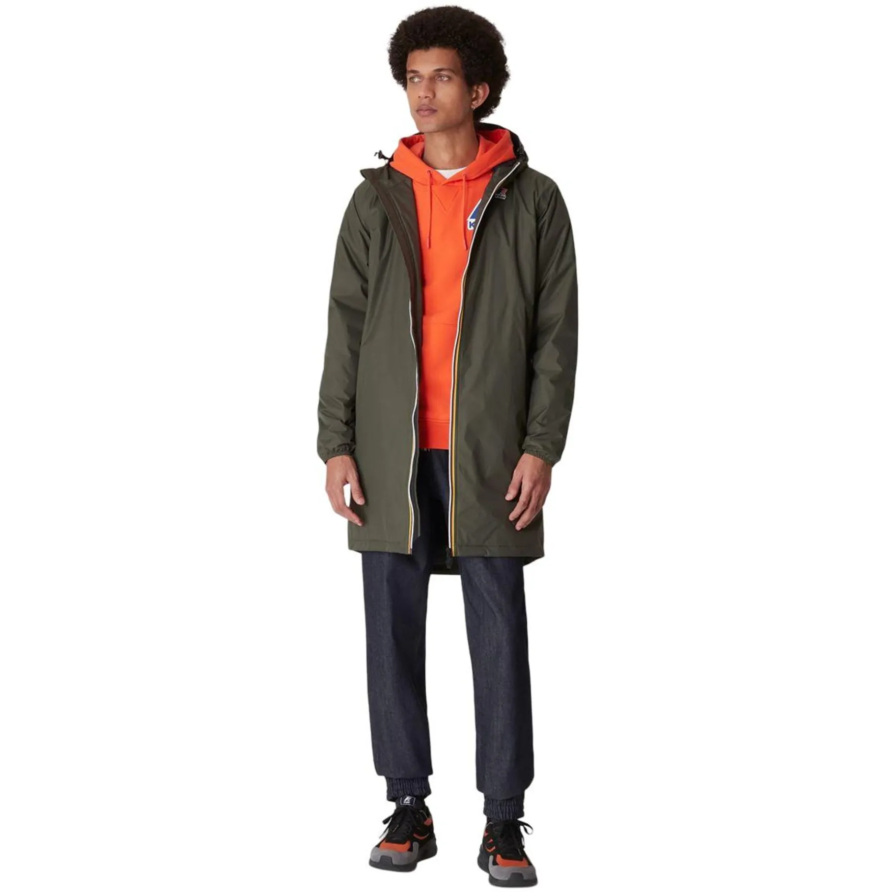 Trench & Parkas>K-WAY Le Vrai 3.0 Eiffel Warm Green Black