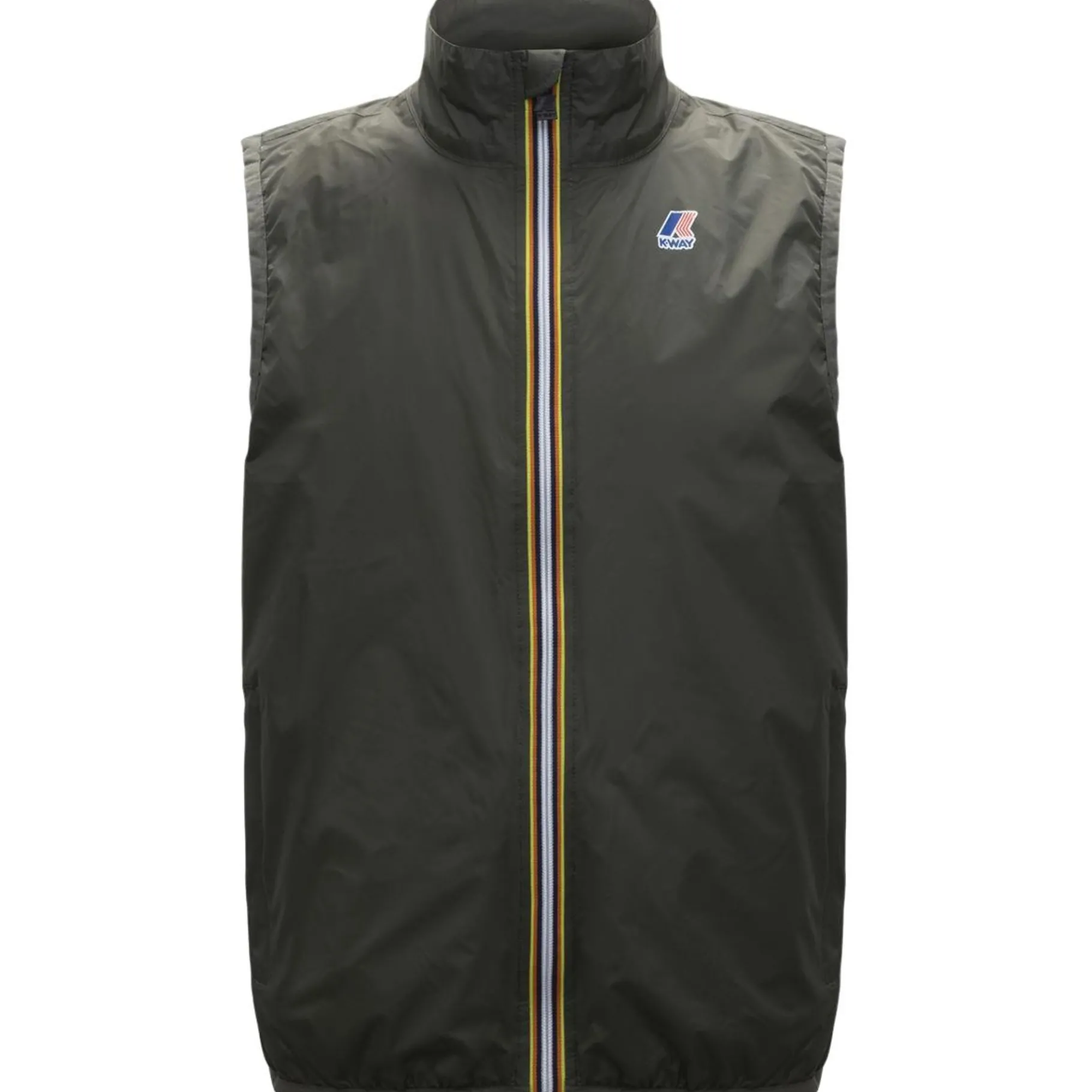 Vestes & Blousons>K-WAY Le Vrai 3.0 Rouland Warm Green Black