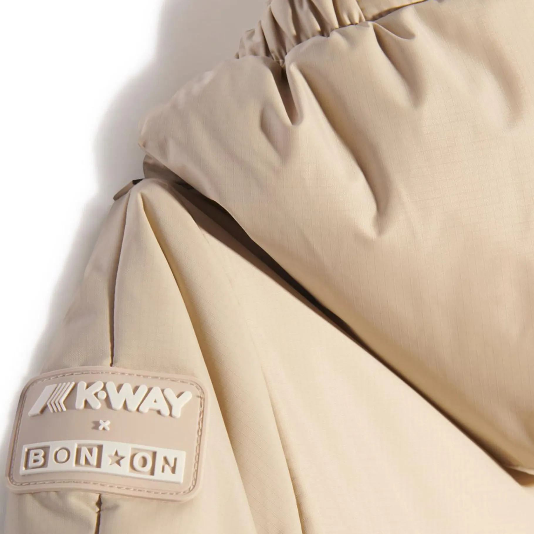 Vestes & Blousons>K-WAY Le Vrai 3.0 Snotty Orsetto Bonton Beige Grey-White Milk
