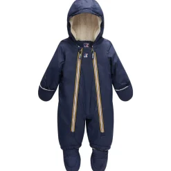 Vestes & Blousons>K-WAY Le Vrai 3.0 Snotty Orsetto Ecru- Blue Depht