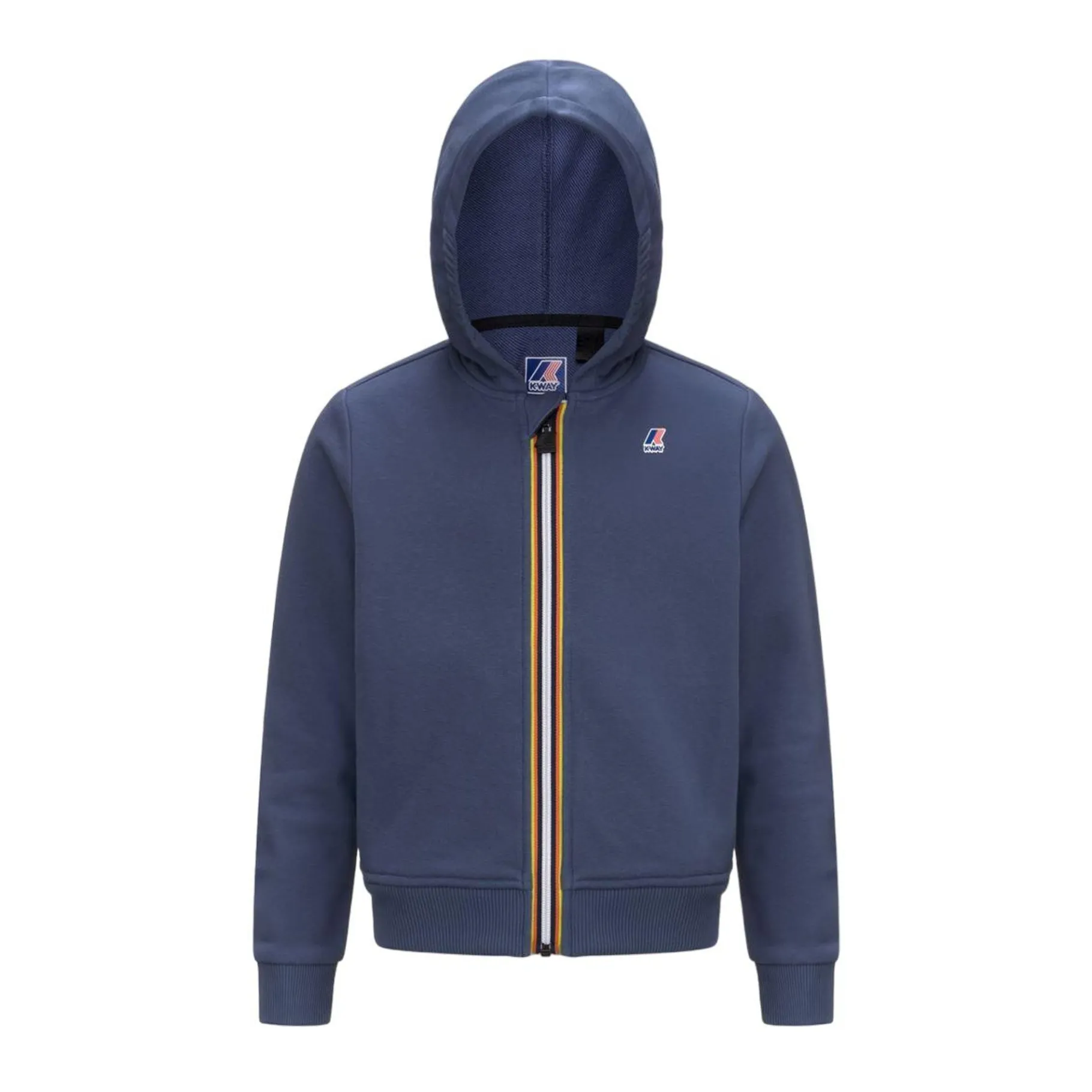 Sweats & Pulls>K-WAY Le Vrai Arnel Poly Cotton Blue Indigo